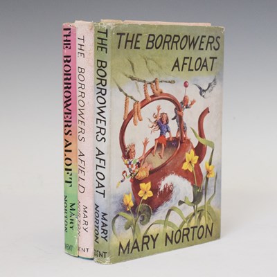 Lot 386 - Norton, Mary - The Borrowers 'Aloft', 'Afloat', and 'Afield' - first editions with dust wrappers