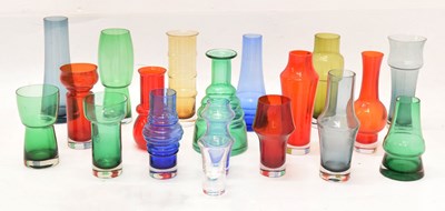 Lot 335 - Group of Finnish Riihimäki art glass vases