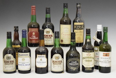 Lot 553 - Thirteen bottles of sherry