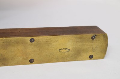 Lot 269 - Second World War I & D Smallwood, Birmingham, brass mounted level