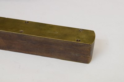 Lot 269 - Second World War I & D Smallwood, Birmingham, brass mounted level