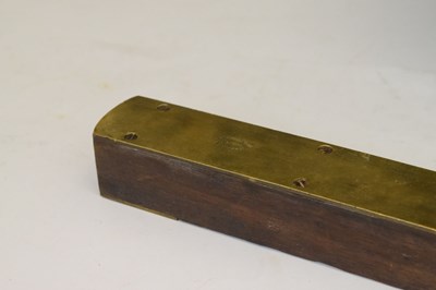 Lot 269 - Second World War I & D Smallwood, Birmingham, brass mounted level