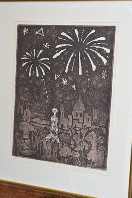 Lot Julian Trevelyan (1910-1988) - Limited edition etching - ‘Carnival’ (from the 'Malta Suite', 1959)