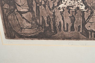 Lot 490 - Julian Trevelyan (1910-1988) - Limited edition etching - ‘Carnival’ (from the 'Malta Suite', 1959)