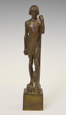 Lot 343 - Harold James Youngman (British, 1886-1968) - Bronze figure of Ishmael