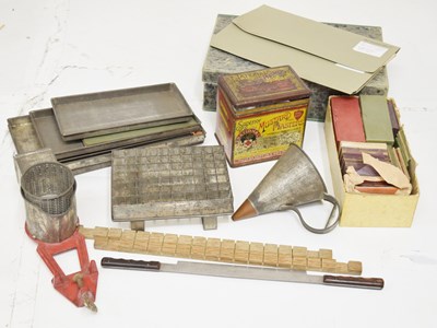 Lot 299 - Quantity of circa 1930s sweet-making equipment