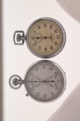 Lot 151 - Soviet Zlatoust vintage stopwatch and Lemania Nero stopwatch