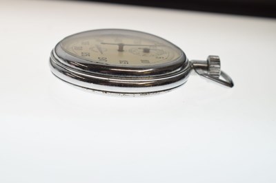 Lot 151 - Soviet Zlatoust vintage stopwatch and Lemania Nero stopwatch