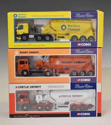 Lot 267 - Corgi - Three boxed 'Limited Edition Collectables' diecast model ERF Powder Tankers