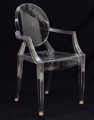 Lot 595 - Modern design - Acrylic 'Louis Ghost' armchair