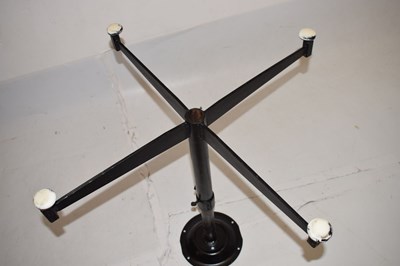 Lot 388 - Modernist light oak and inlaid dining table