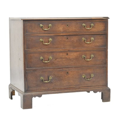 Lot 686 - George III mahogany chest of drawers