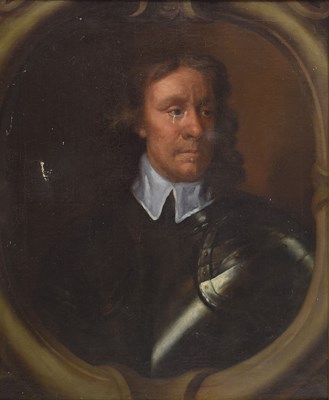 Lot 634 - After Samuel Cooper (1609–1672) - Oil on canvas - Portrait of Oliver Cromwell