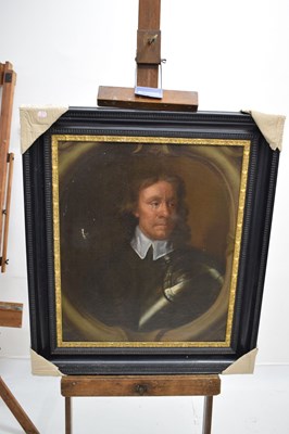 Lot 396 - After Samuel Cooper (1609–1672) - Oil on canvas - Portrait of Oliver Cromwell