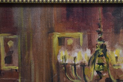 Lot 643 - Lincoln Rowe (20th century) - Oil on canvas - Mess Dinner