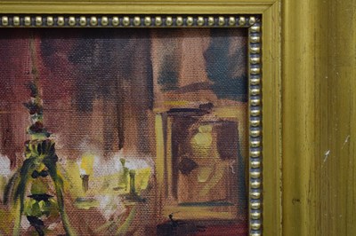 Lot 643 - Lincoln Rowe (20th century) - Oil on canvas - Mess Dinner