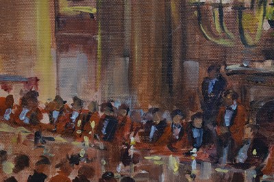 Lot 643 - Lincoln Rowe (20th century) - Oil on canvas - Mess Dinner