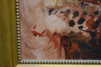 Lot 643 - Lincoln Rowe (20th century) - Oil on canvas - Mess Dinner