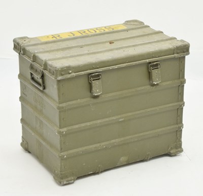 Lot 493 - Zarges - Military aluminium cargo box