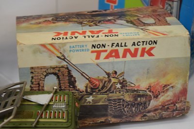 Lot 269 - Three vintage Japanese  tinplate vehicles