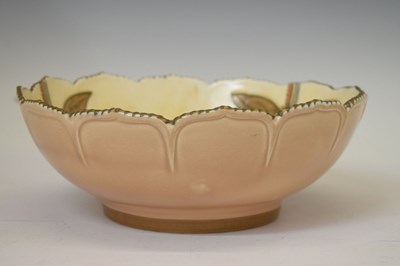 Lot 414 - Charlotte Rhead - Two Crown Ducal floral decorated bowls