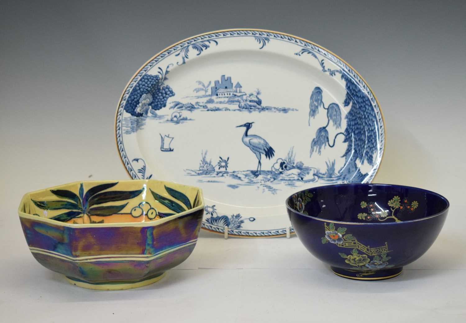 Frederick Rhead Fish Lot 416 - Frederick Rhead - Two Bursley ware bowls and