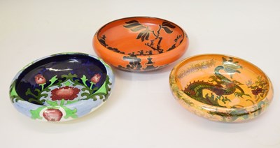 Lot 417 - Frederick Rhead - Three Bursley ware bowls