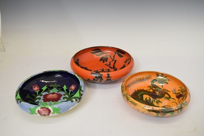 Lot 417 - Frederick Rhead - Three Bursley ware bowls