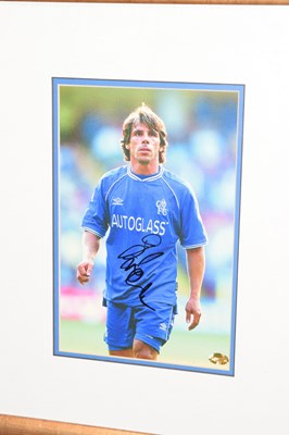 Lot 291 - Signed John Terry and Gianfranco Zola, Chelsea FC photographs