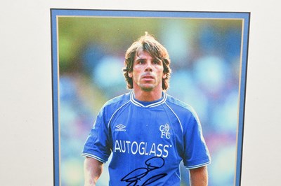 Lot 291 - Signed John Terry and Gianfranco Zola, Chelsea FC photographs