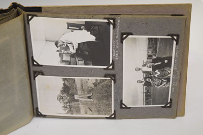 Lot 259 - Circa World War II Jerusalem olivewood photograph album