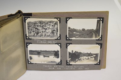 Lot 259 - Circa World War II Jerusalem olivewood photograph album