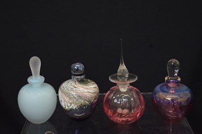 Lot 385 - Quantity of modern glass scent and perfume bottles