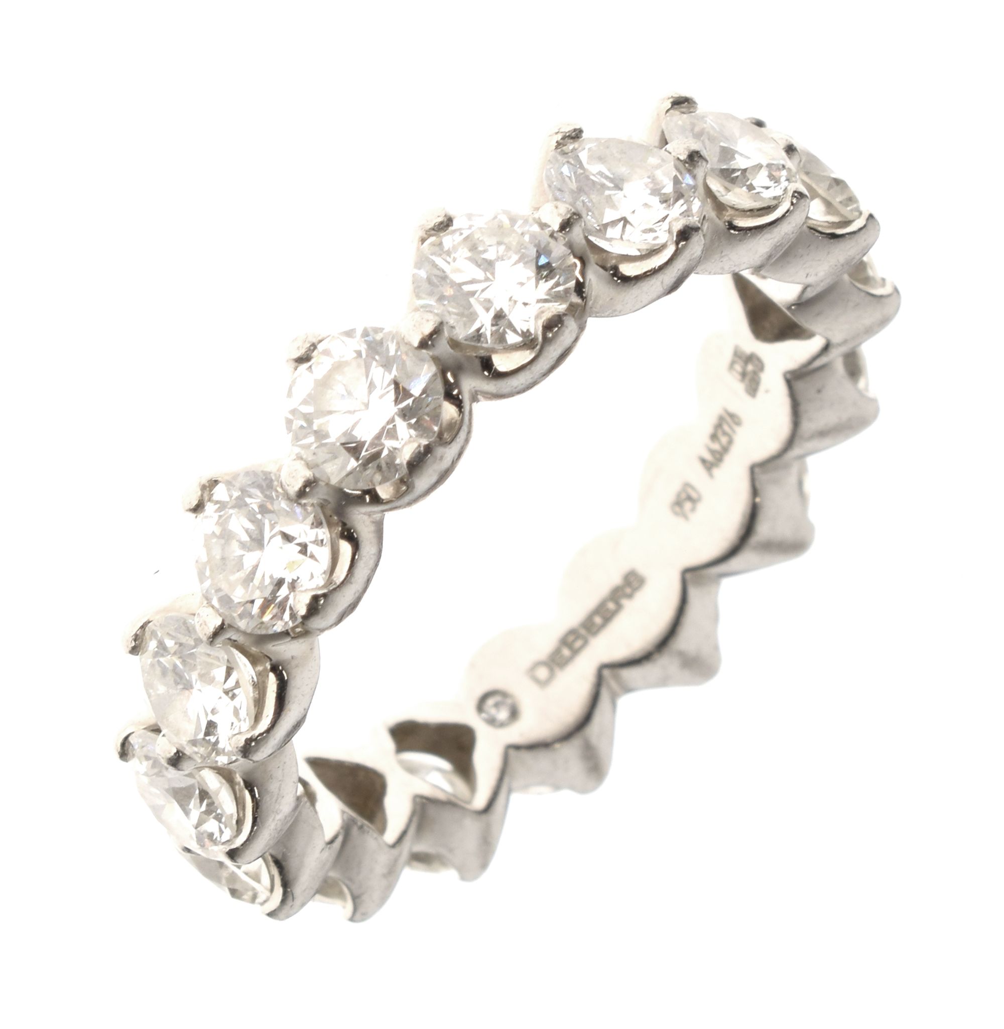 Lot 9 - De Beers Allegria diamond platinum full