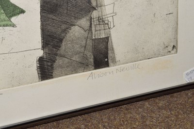 Lot 542 - Alison Neville (b.1945) - Limited edition print - 'Temple at Udaipur'