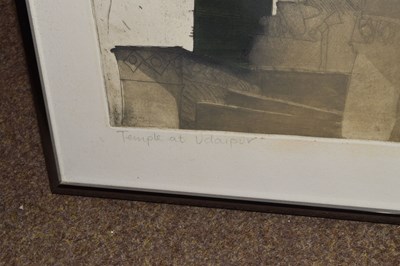 Lot 542 - Alison Neville (b.1945) - Limited edition print - 'Temple at Udaipur'