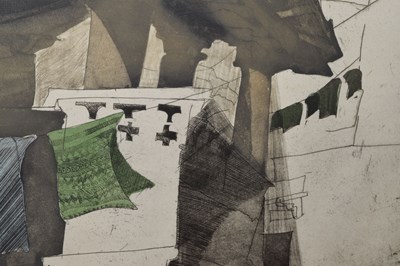 Lot 542 - Alison Neville (b.1945) - Limited edition print - 'Temple at Udaipur'