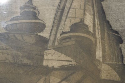 Lot 542 - Alison Neville (b.1945) - Limited edition print - 'Temple at Udaipur'