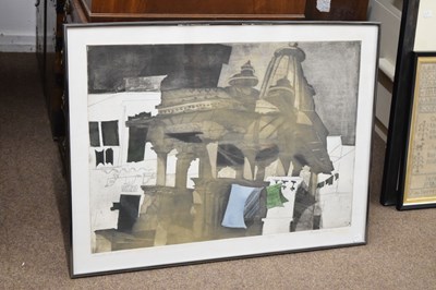 Lot 542 - Alison Neville (b.1945) - Limited edition print - 'Temple at Udaipur'