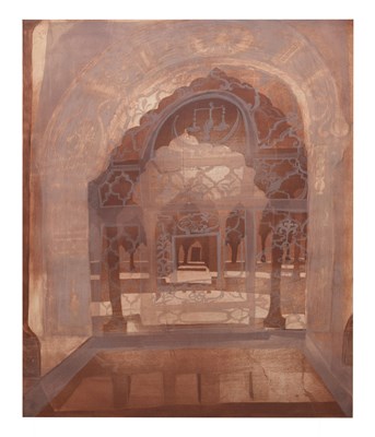 Lot 543 - Alison Neville (b.1945) - Limited edition print - Diwan-i-Am, Agra Fort