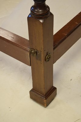 Lot 415 - Early 20th century mahogany four poster bed