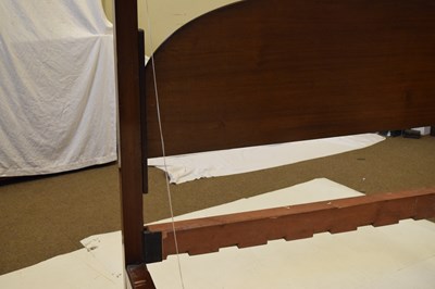 Lot 415 - Early 20th century mahogany four poster bed