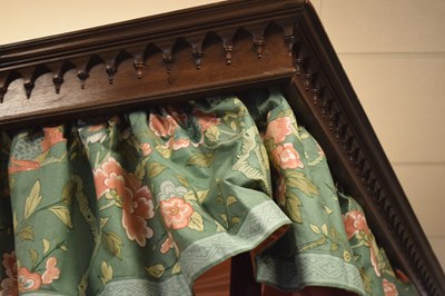 Lot 415 - Early 20th century mahogany four poster bed