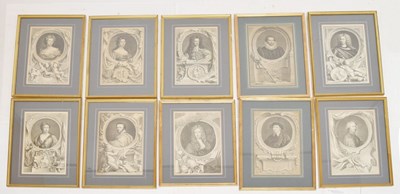 Lot 544 - Ten early 18th century engraved prints