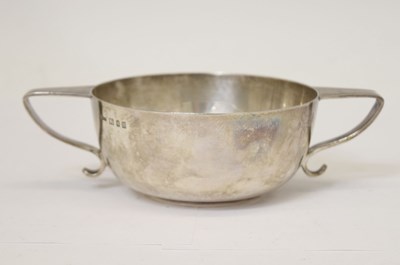 Lot 161 - Aspreys George V silver twin-handled bowl