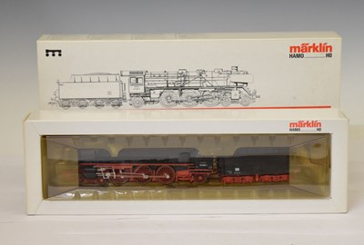 Lot 288 - Märklin - Boxed H0/00 gauge BR 03 railway trainset locomotive and tender