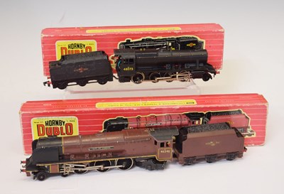 Lot 281 - Hornby Dublo - Two boxed 00 gauge railway trainset locomotives with tenders