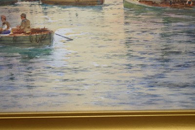 Lot 291 - William E Harris (1860-1930) - Watercolour - River Thames
