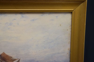 Lot 291 - William E Harris (1860-1930) - Watercolour - River Thames
