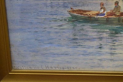 Lot 291 - William E Harris (1860-1930) - Watercolour - River Thames